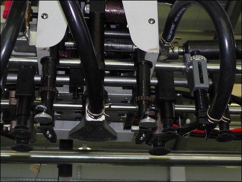 Automatische Flötenlaminatormaschine für Wellpappen 100 Blatt / Min. DF-1450S