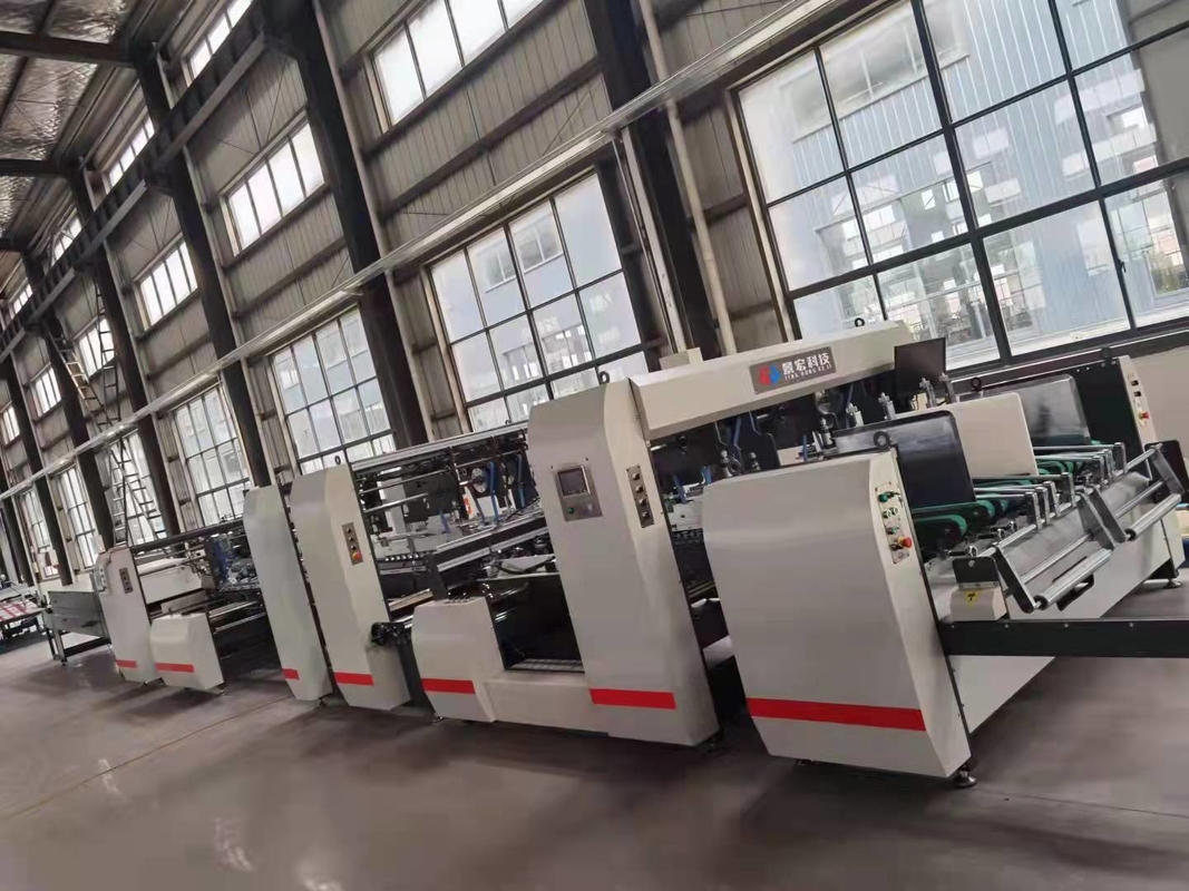1 mm-10 mm Wellpappe Faltschachtel-Klebemaschine 250 m/min hohe Geschwindigkeit