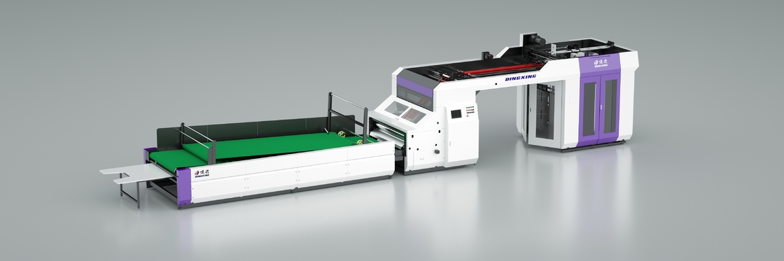 120–600 g/m² Top Sheet Auto Flute Laminator 3-lagige gewellte Laminiermaschine