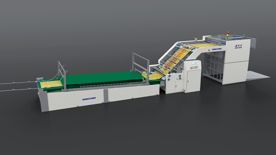Wellpappe 1450 mm * 1450 mm Hochgeschwindigkeits-Laminiermaschine DX-1450