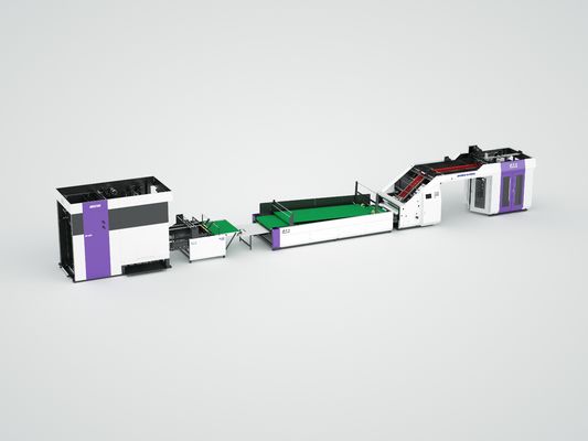 Spitzentechniker für Hochgeschwindigkeits-Fluet-Laminatoren mit Backfeeder, entwickelt zur Verbesserung der Laminationsgeschwindigkeit und in Kartonverpackungen